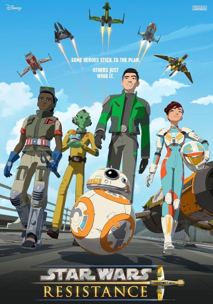 Star Wars Resistance animation promotional art 