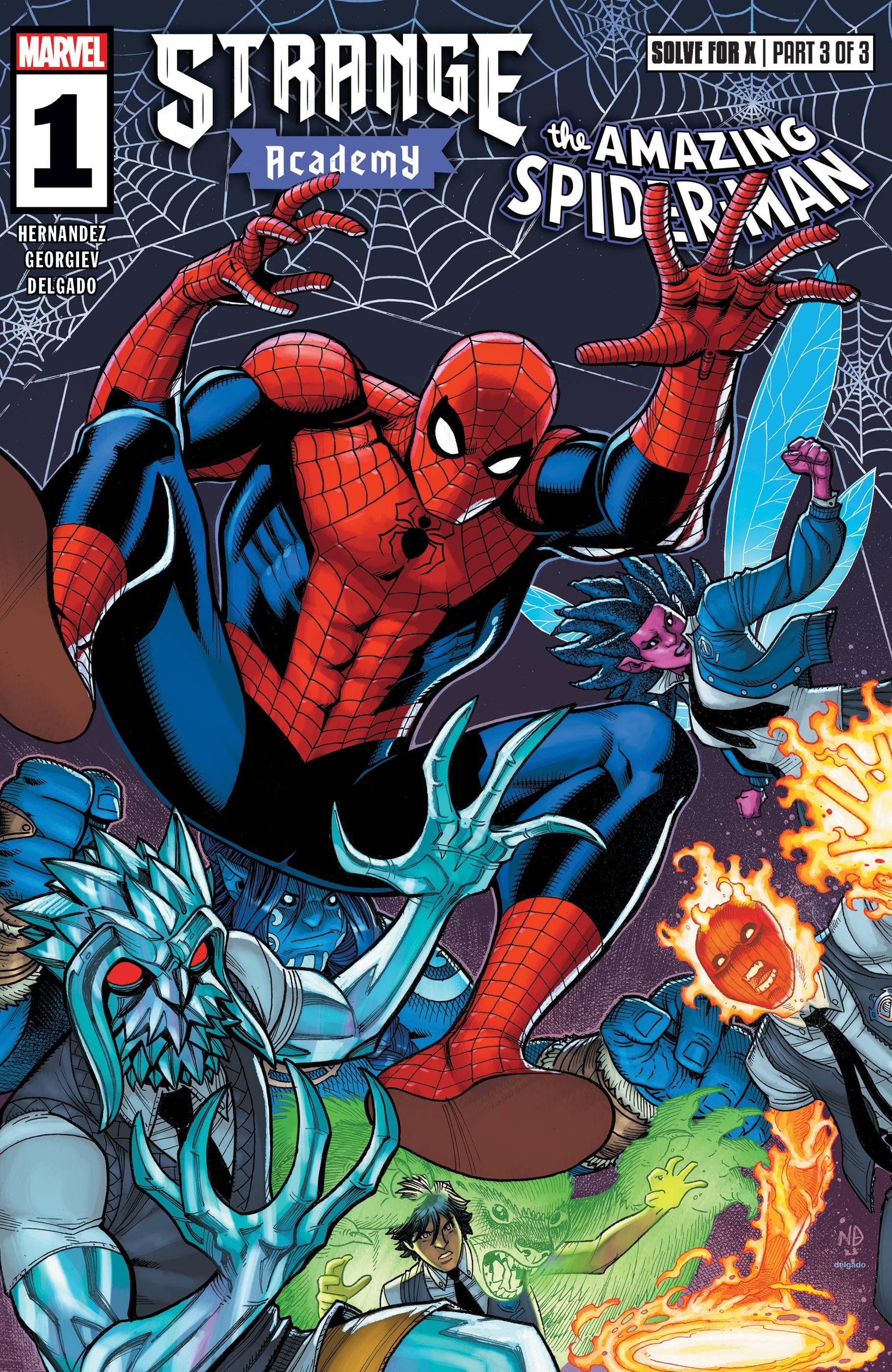 Strange Academy #1 The Amazing Spider-Man cover