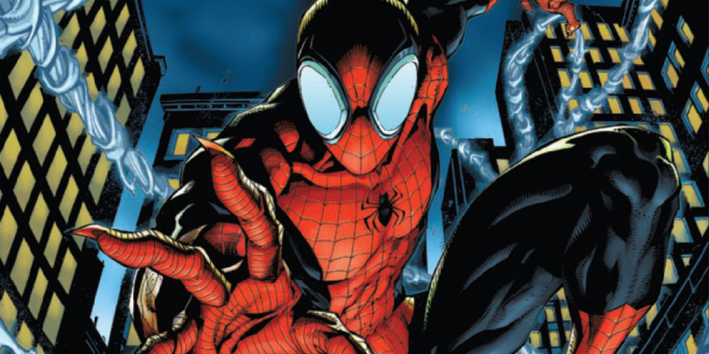 otto octopus in his superior spider-man form on the cover of superior spider-man returns 1