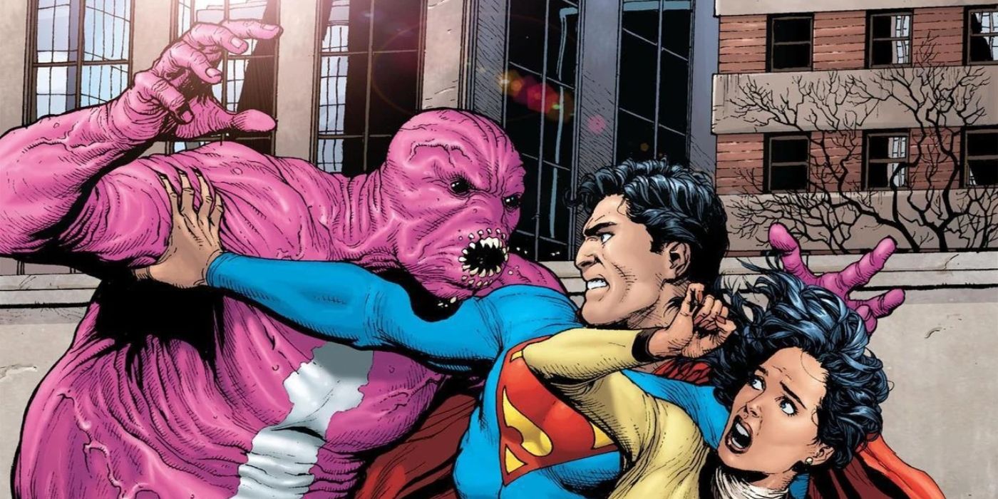 Superman Lois Lane and Parasite