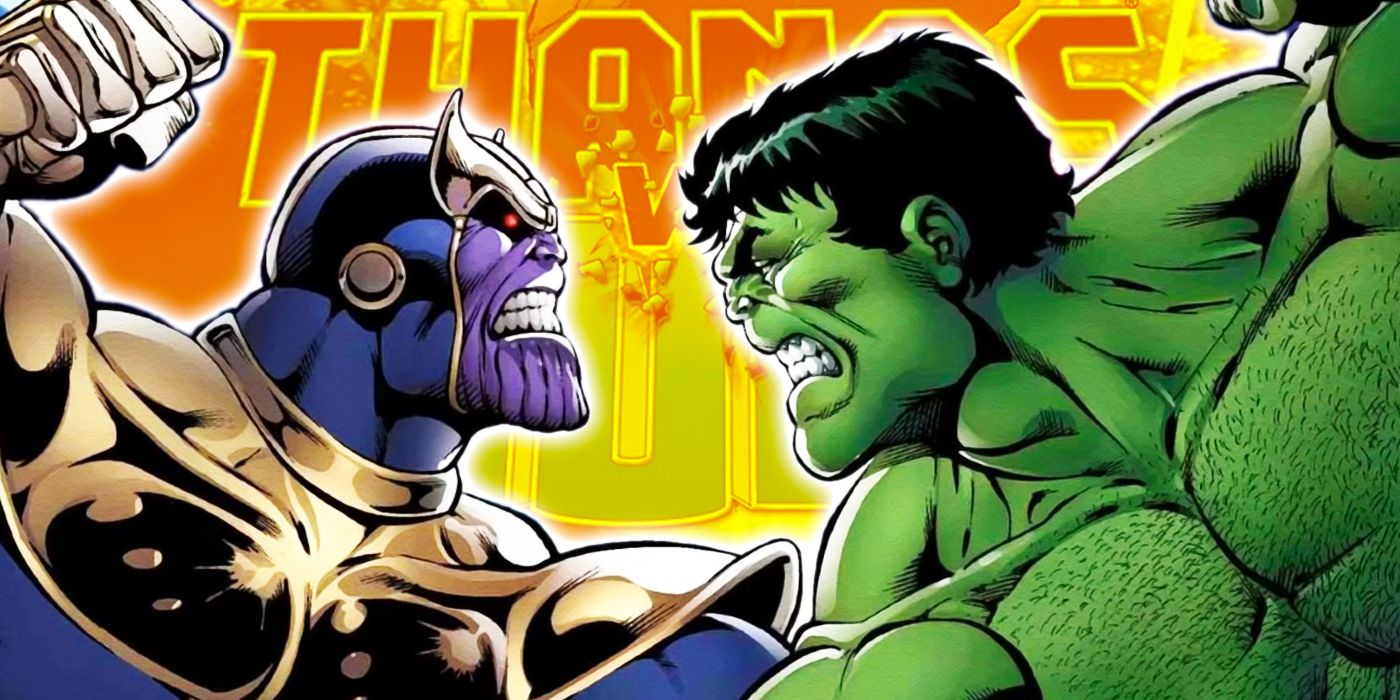 Thanos And Hulk Battle It Out In Marvels New Miniseries 