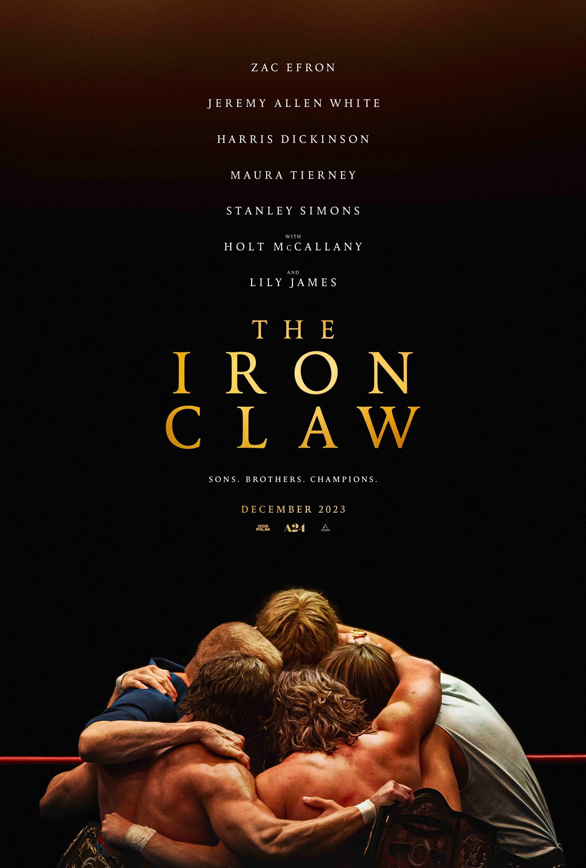 The Iron Claw 2023 Film Poster