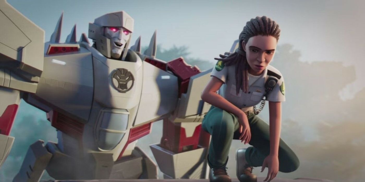 Megatron y Dot se unen en Transformers: EarthSpark