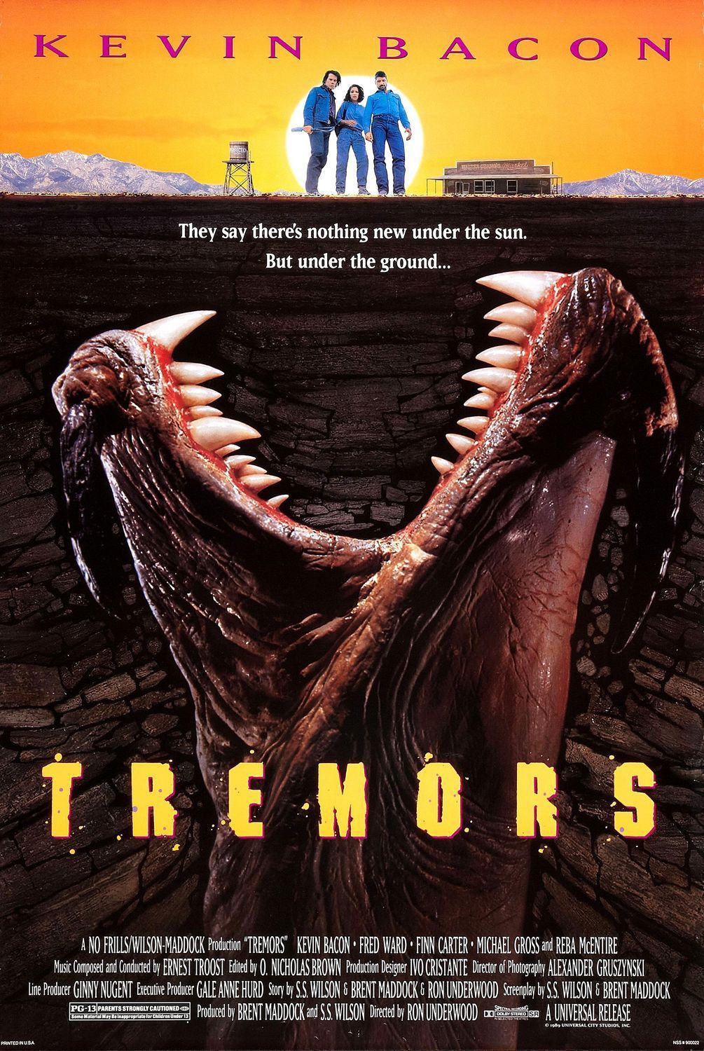 The movie poster for Tremors