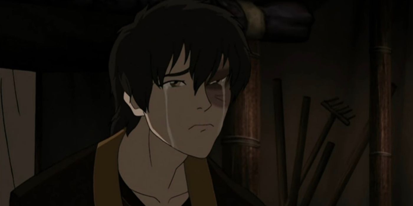 Zuko crying from Avatar: The Last Airbender