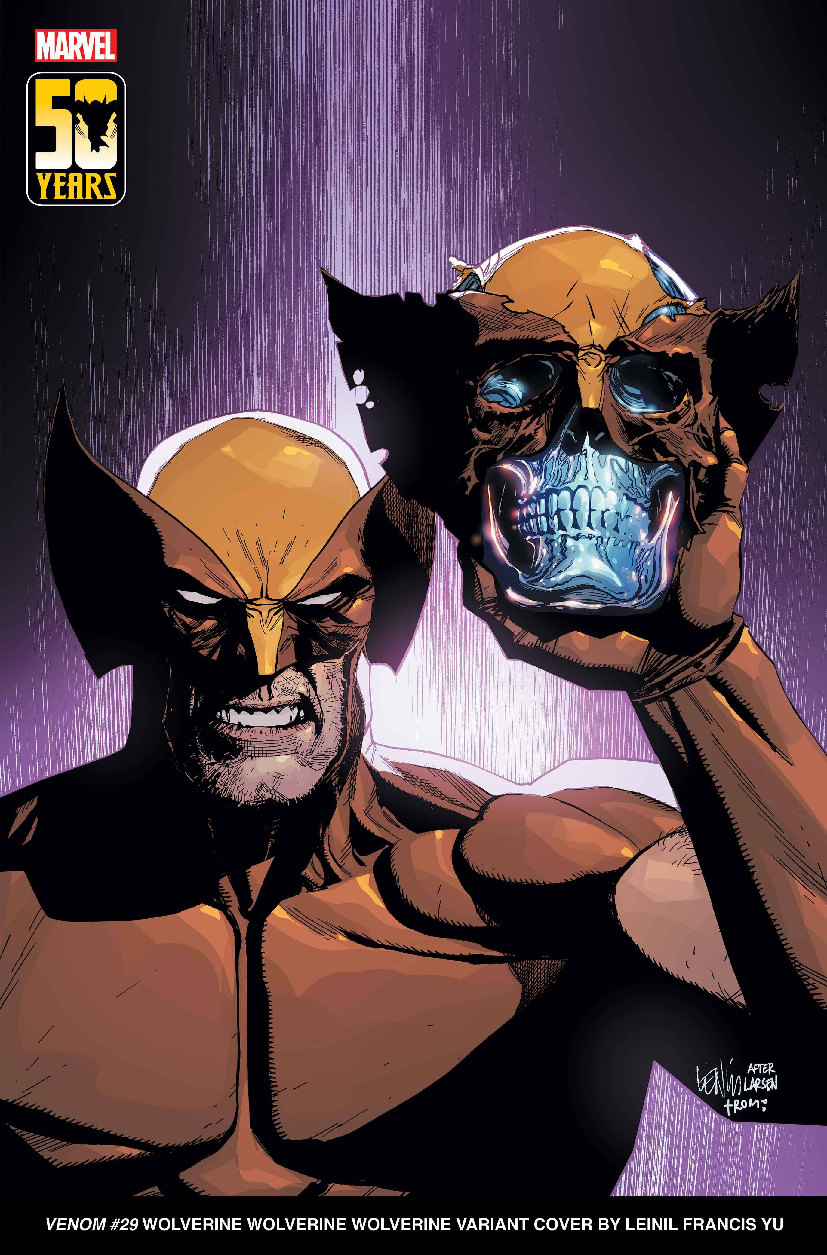 Marvel Comics anuncia edições especiais de capas variantes em comemoração ao aniversário de 50 anos de Wolverine. Confira a matéria!