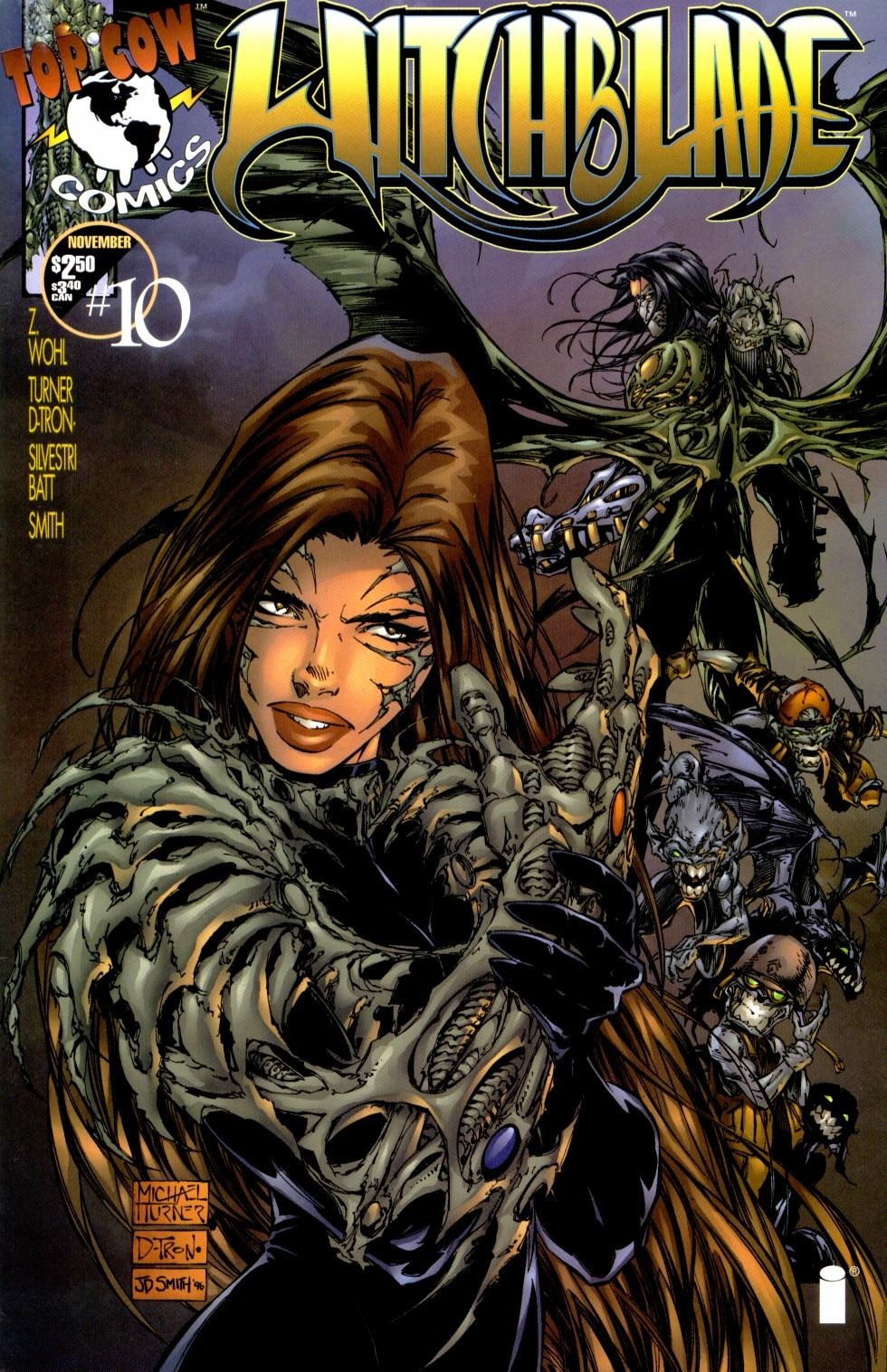 The cover of Witchblade #10