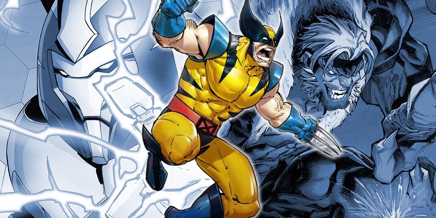 split: Nimrod, Wolverine and Sabretooth from X-Men comics