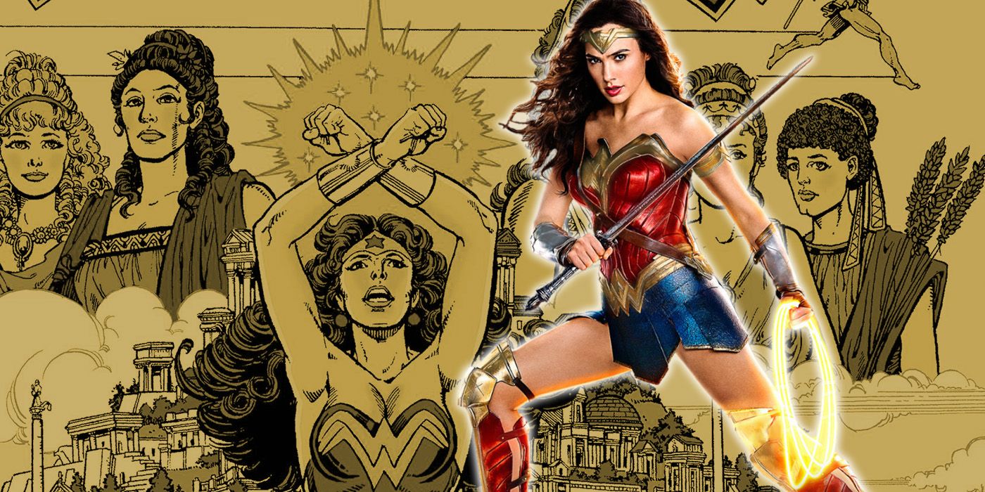 Gal Gadot Wonder Woman 1984 and George Perez DC comics