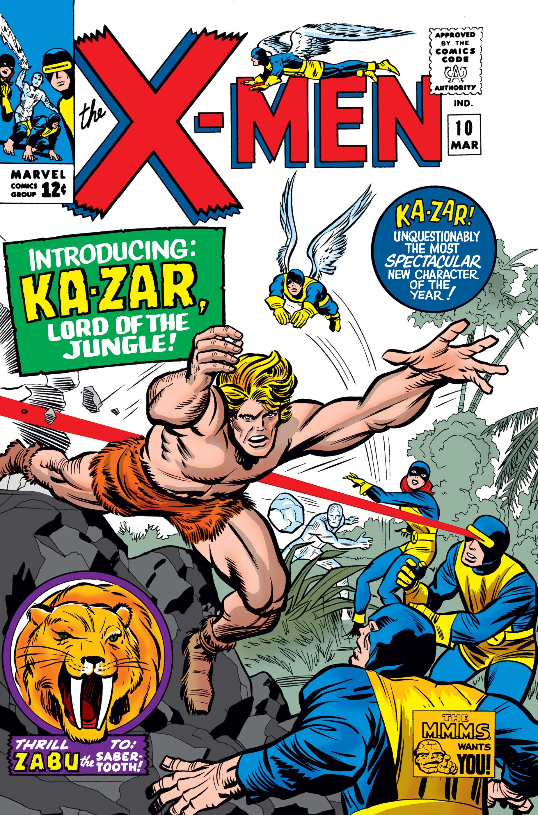 The cover of X-Men #10