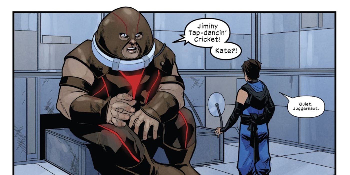 Shadowkat finds Juggernaut alive in X-Men #27