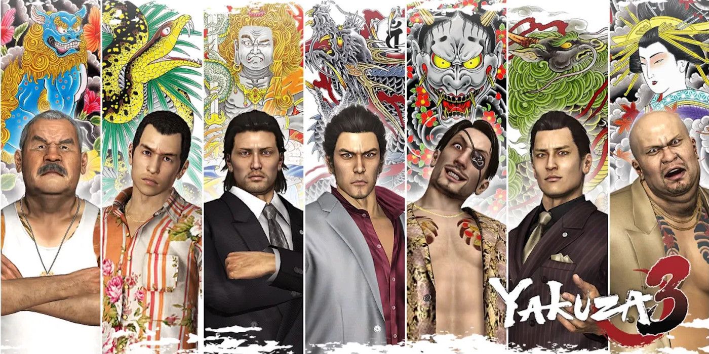 Characters from Yakuza 3