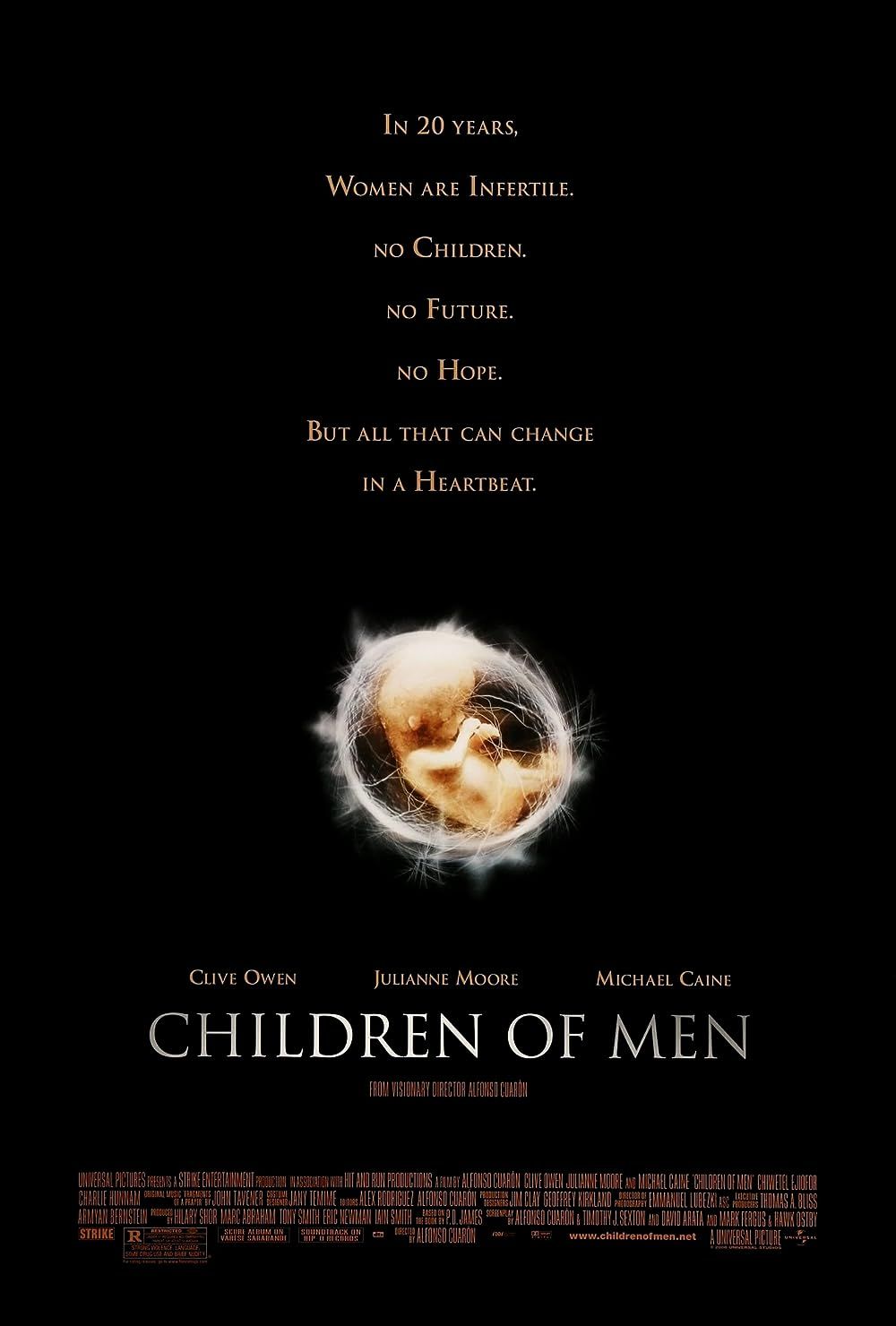A Fetus on Children of Men Poster