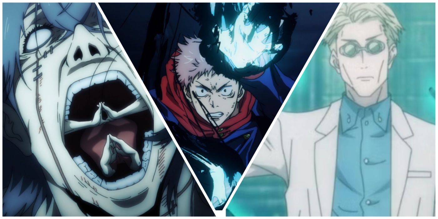 Different Grade Jujutsu Sorcerers clash with cursed energy in Jujutsu Kaisen