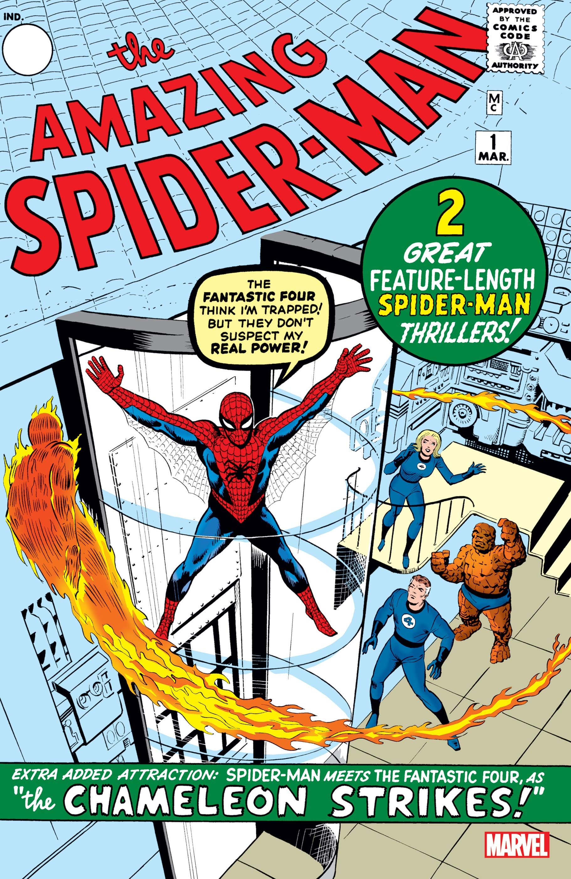 Cover of the first issue of Amazing-Spider-Man