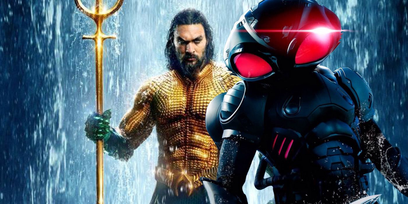 Aquaman and Black Manta from the first movie
