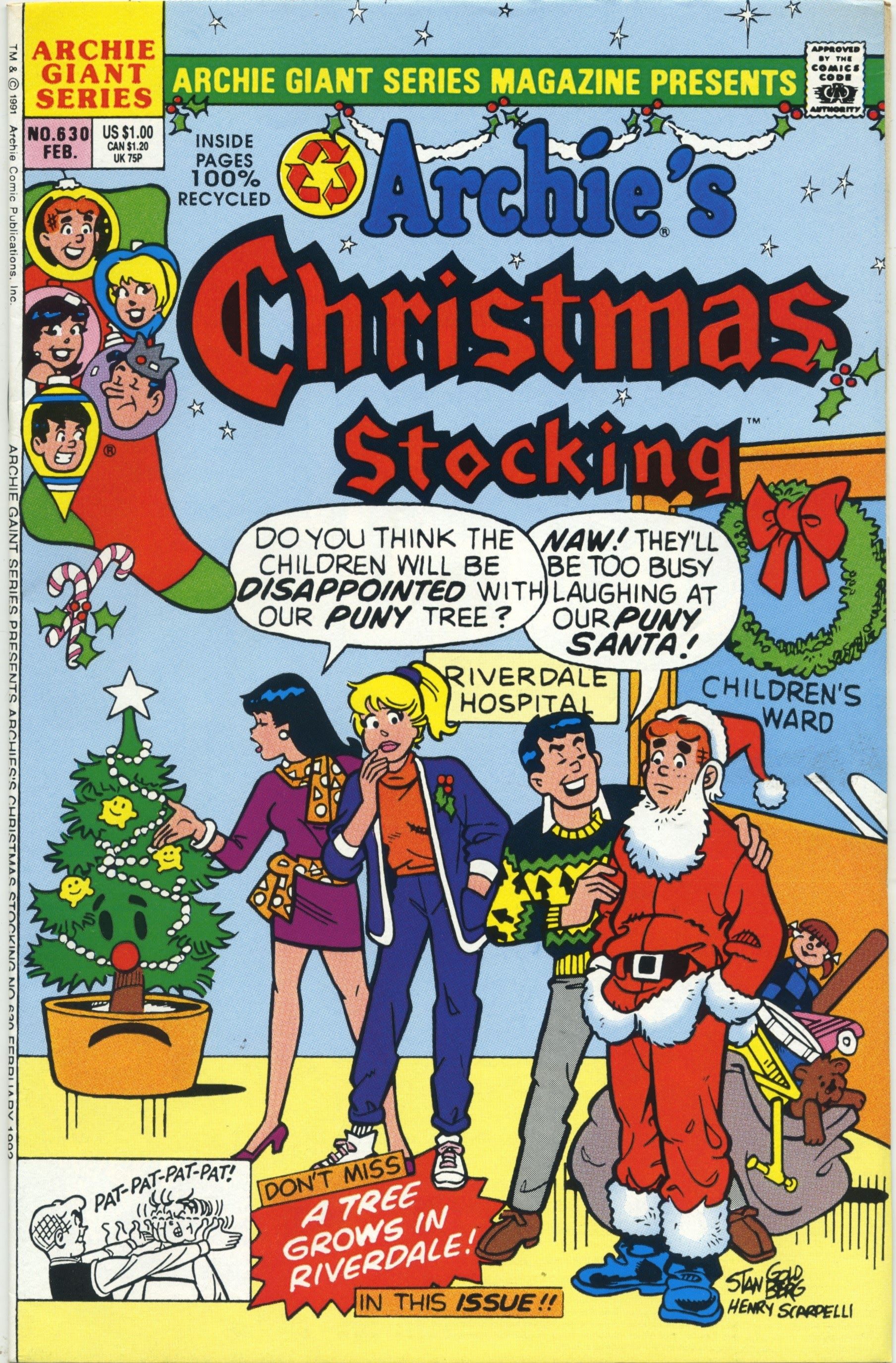 A última meia de Natal do Archie como parte da Giant Series