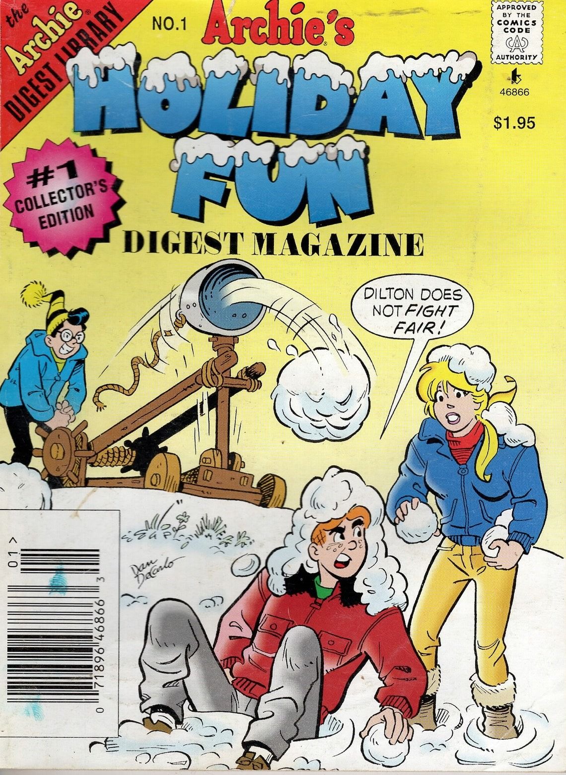 A capa da Archie Holiday Fun Digest #1
