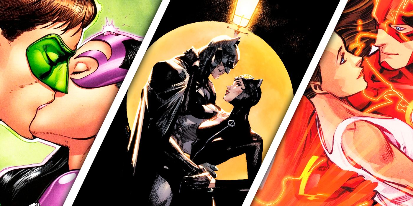 Batman And Catwoman, Hal Jordan And Carol Ferris, Barry Allen And Iris West