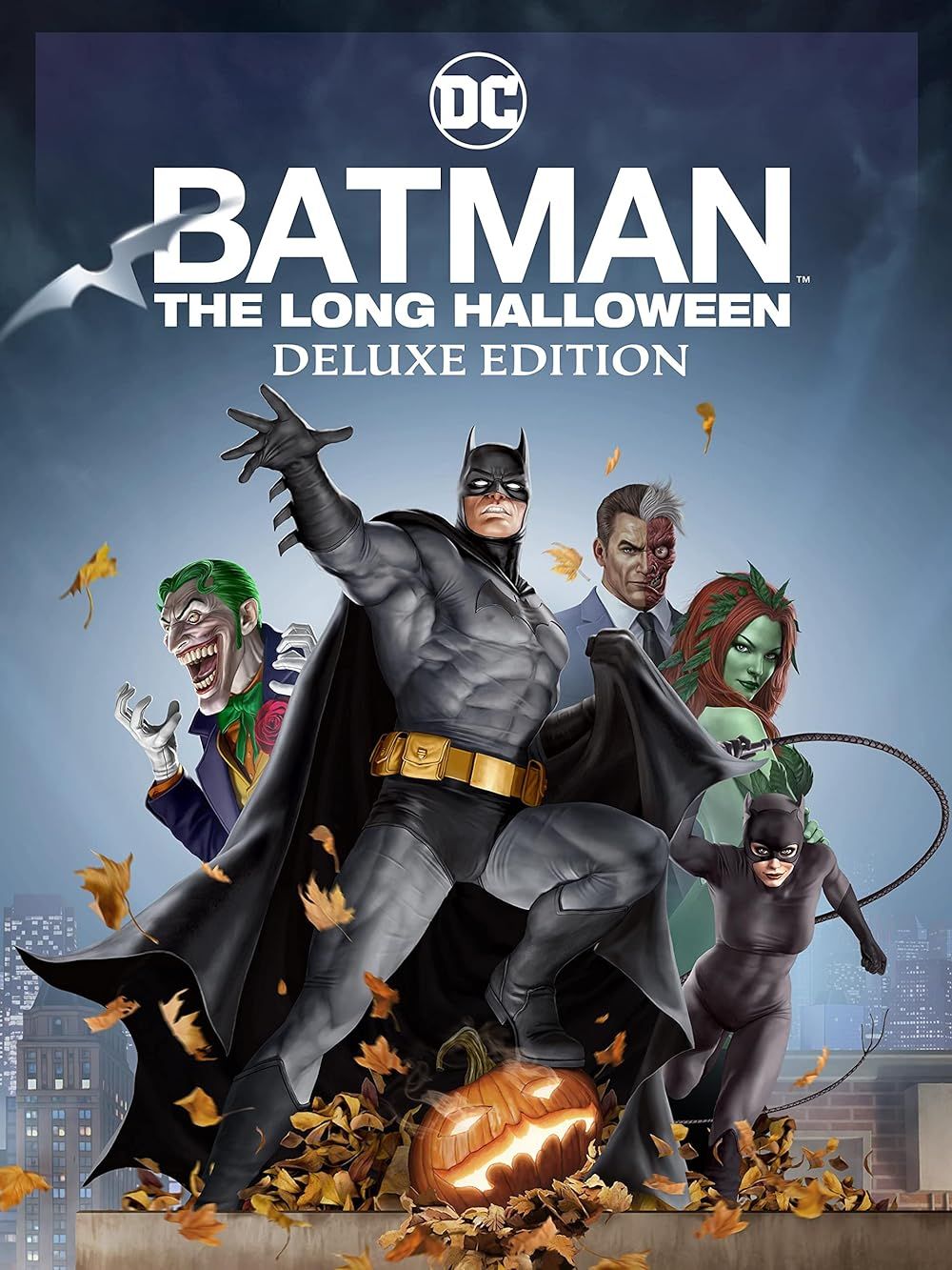 Batman and his Rogues Gallery on the cover of Batman The Long Halloween