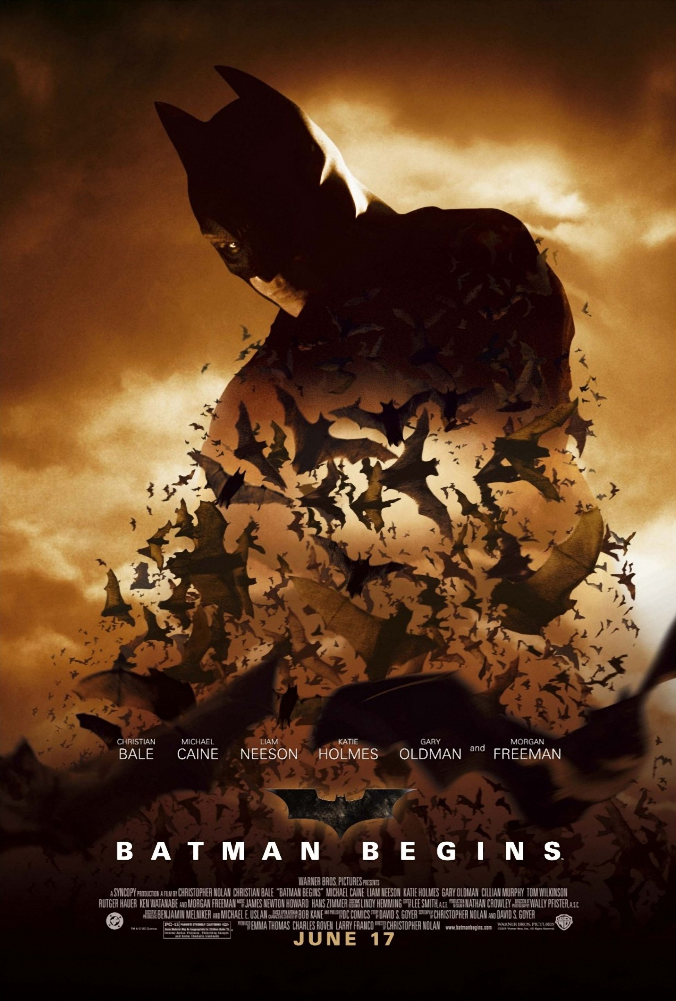 Batman Begins Film Poster