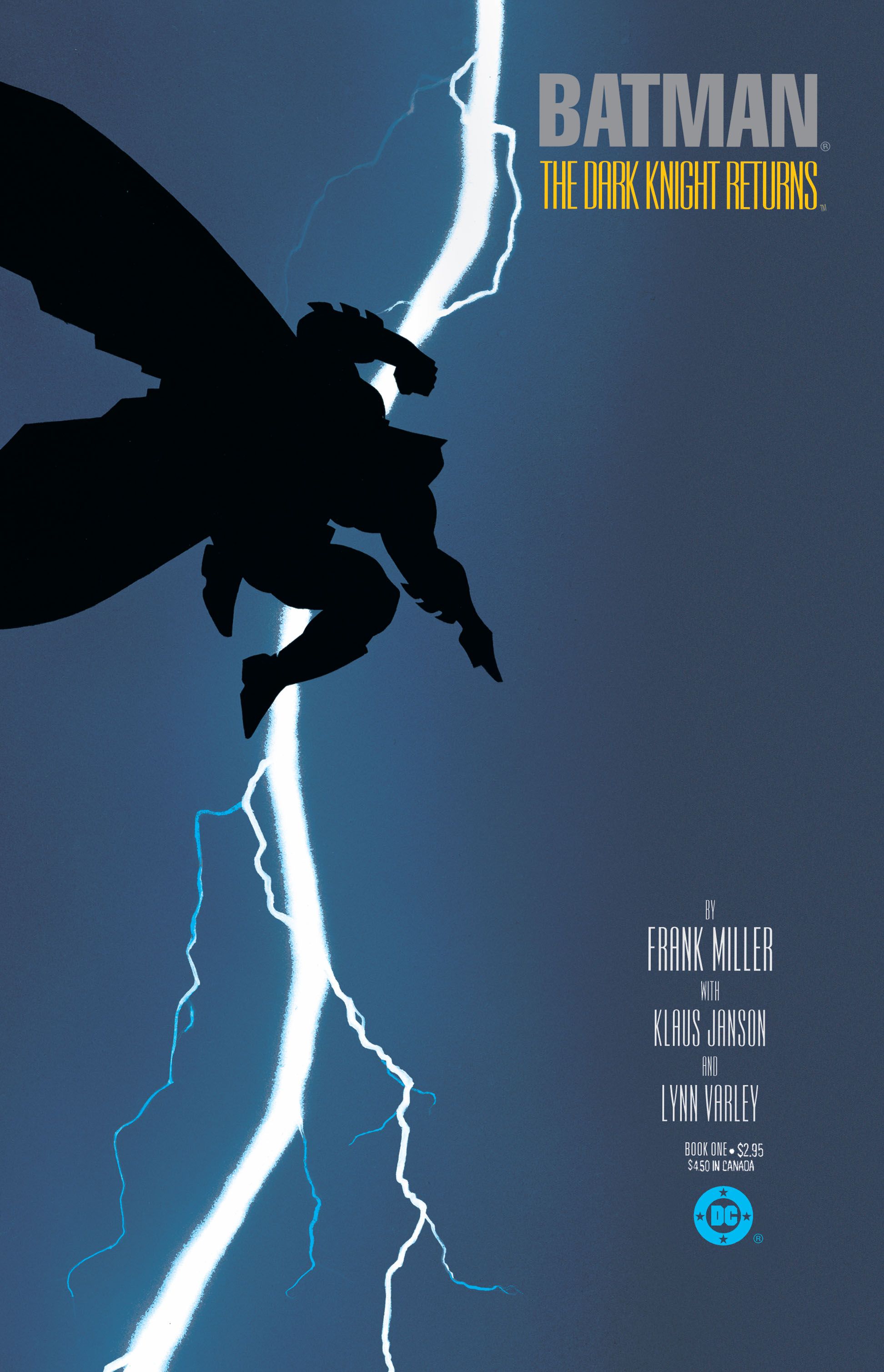 Frank Miller Homages Dark Knight Return's Iconic Lightning Cover for ...