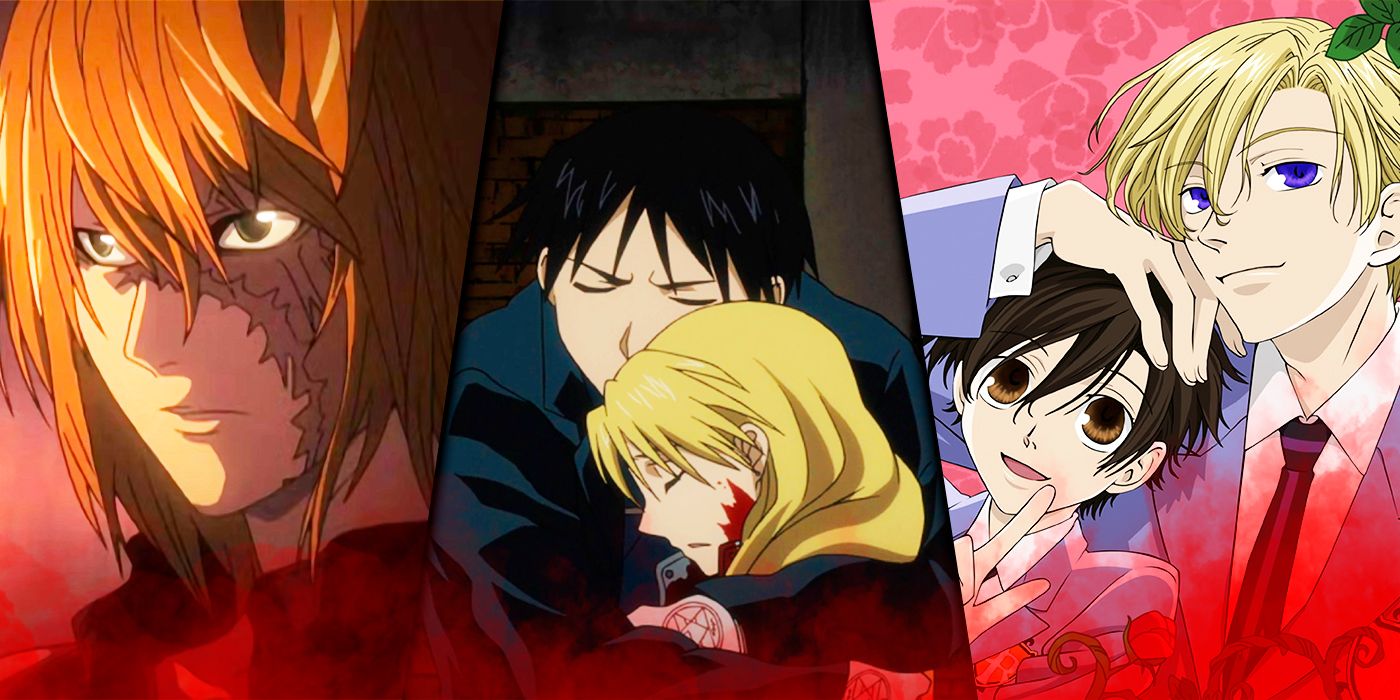 Mello and Matt from Death Note,  Haruhi and Tamaki from OHSHC and Riza and Roy from FMAB