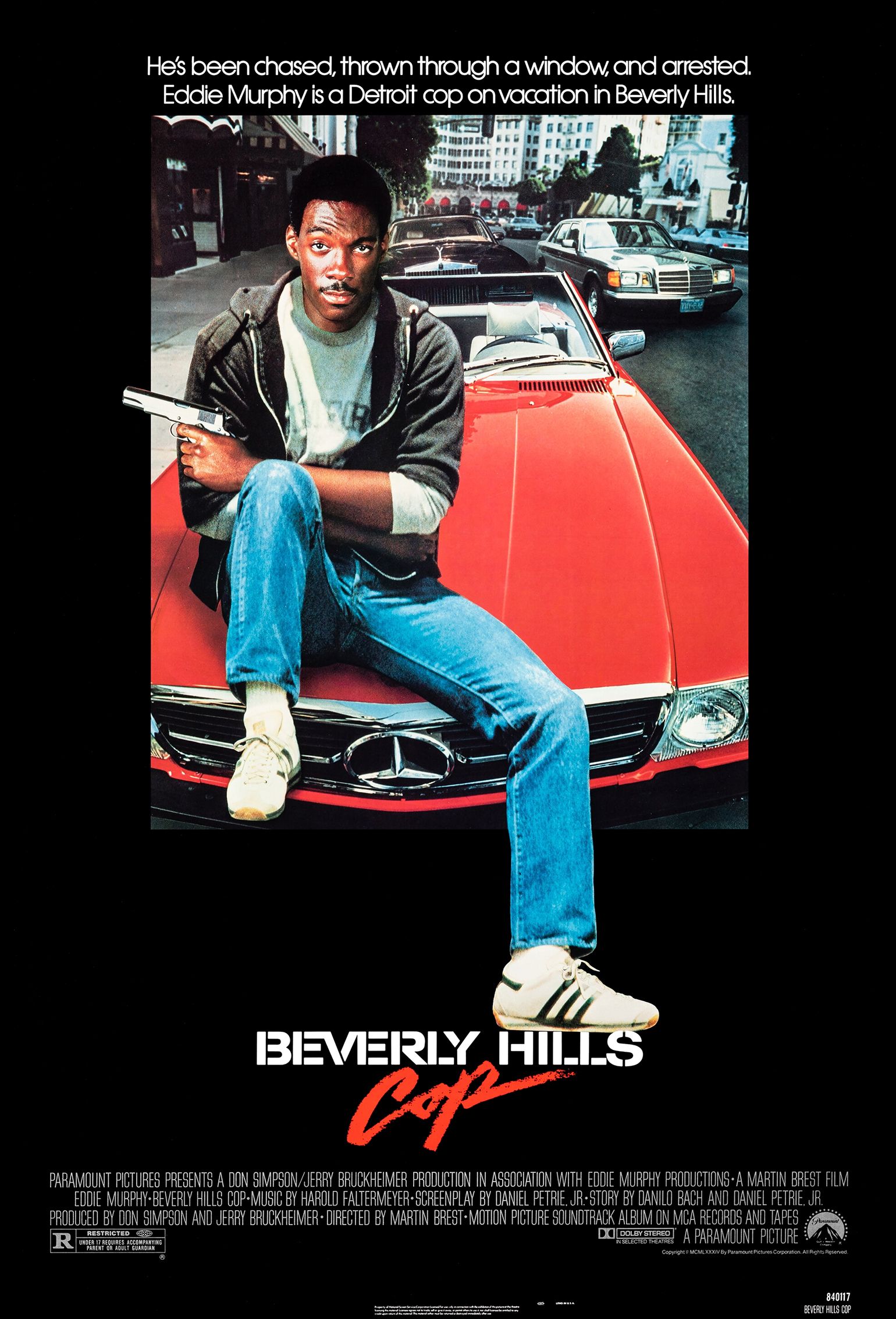 Póster de la película Policía de Beverly Hills de 1984