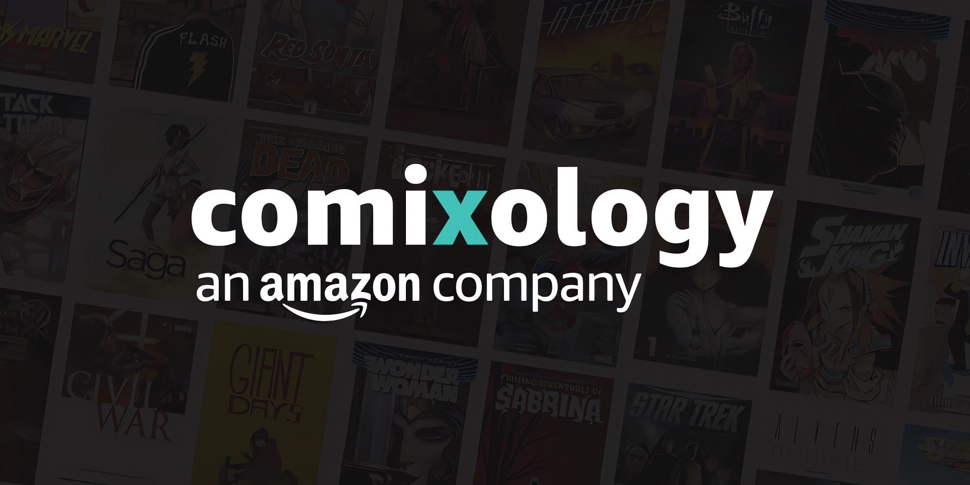 Official logo of comics and manga service Comixology after Amazon Kindle merger