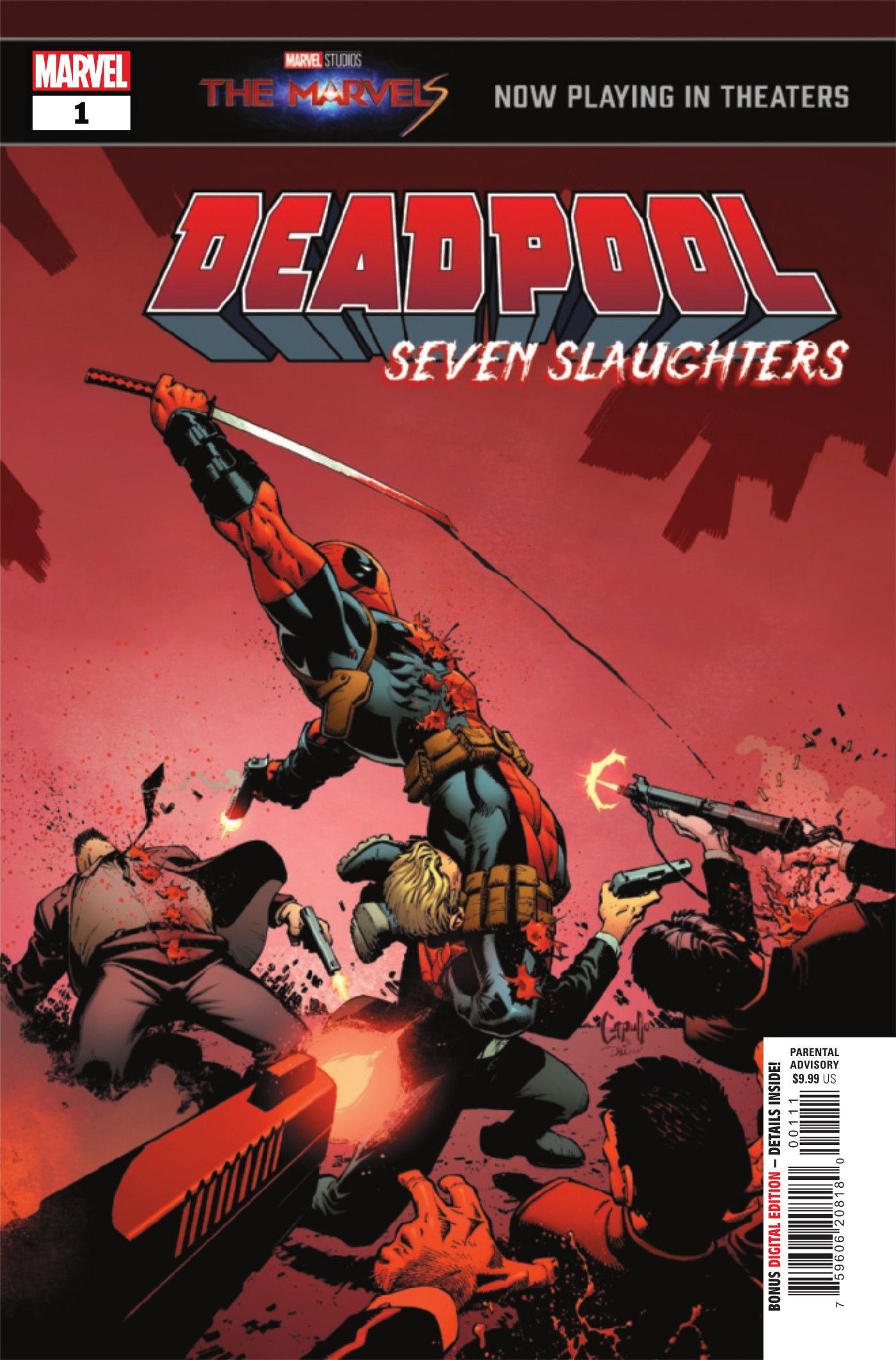 Deadpool: Seven Slaughters #1 ACover by Greg Capullo.