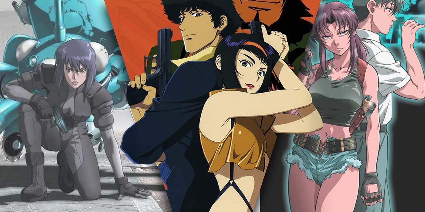 Cowboy Bebop, Ghost in the Shell, and Black Lagoon
