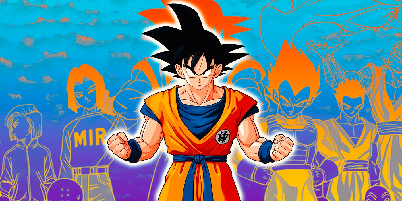 The anime version of Goku from Dragon Ball Super in a fighting pose.