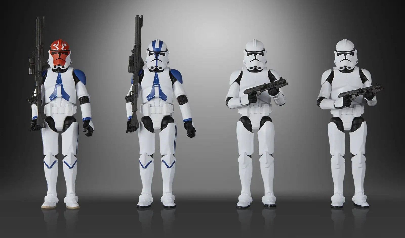 Série Vintage de figuras de soldados clones de Star Wars da Hasbro, apresentando duas novas adições baseadas no programa de TV Ahsoka.