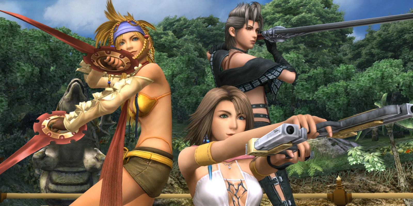 Yuna, Rikku e Paine de Final Fantasy X-2 