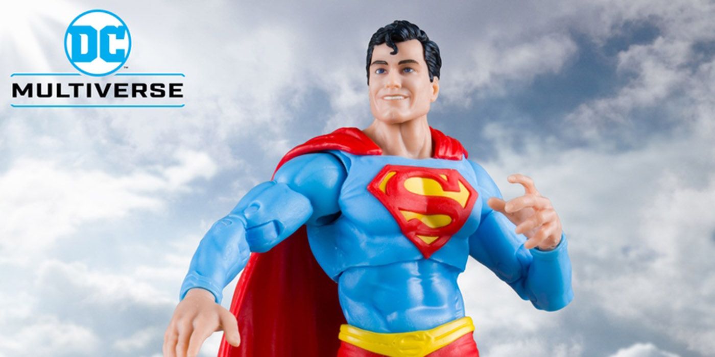 Figura clássica do Superman da McFarlane Toys DC.