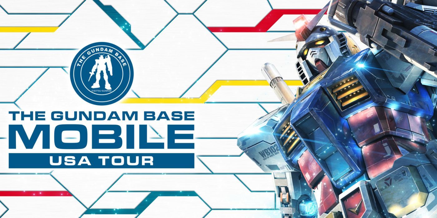 Official promo art for the Gundam Base Mobile USA Tour