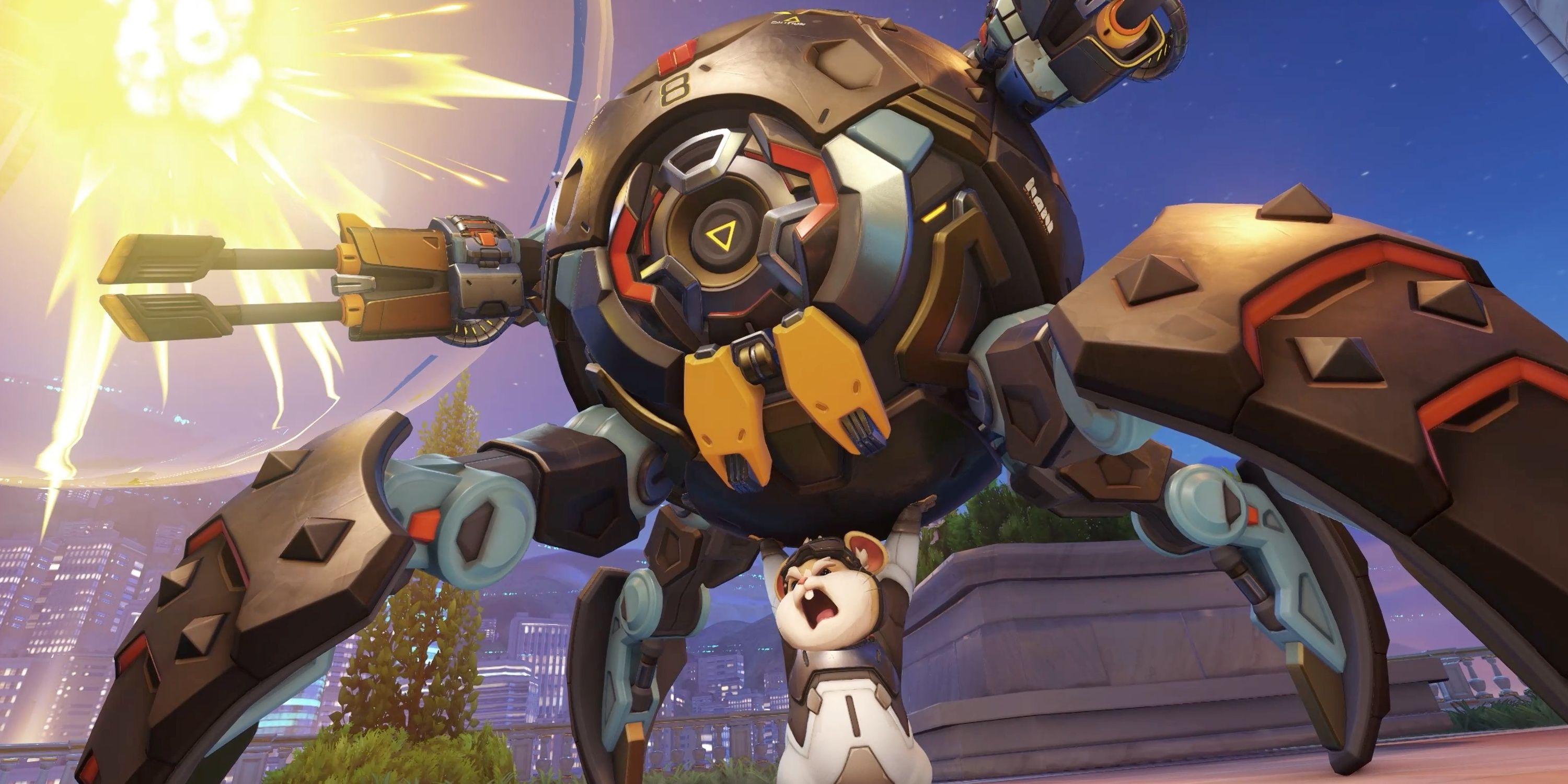 Hammond, a Bola de Demolição de Overwatch 2, triunfa