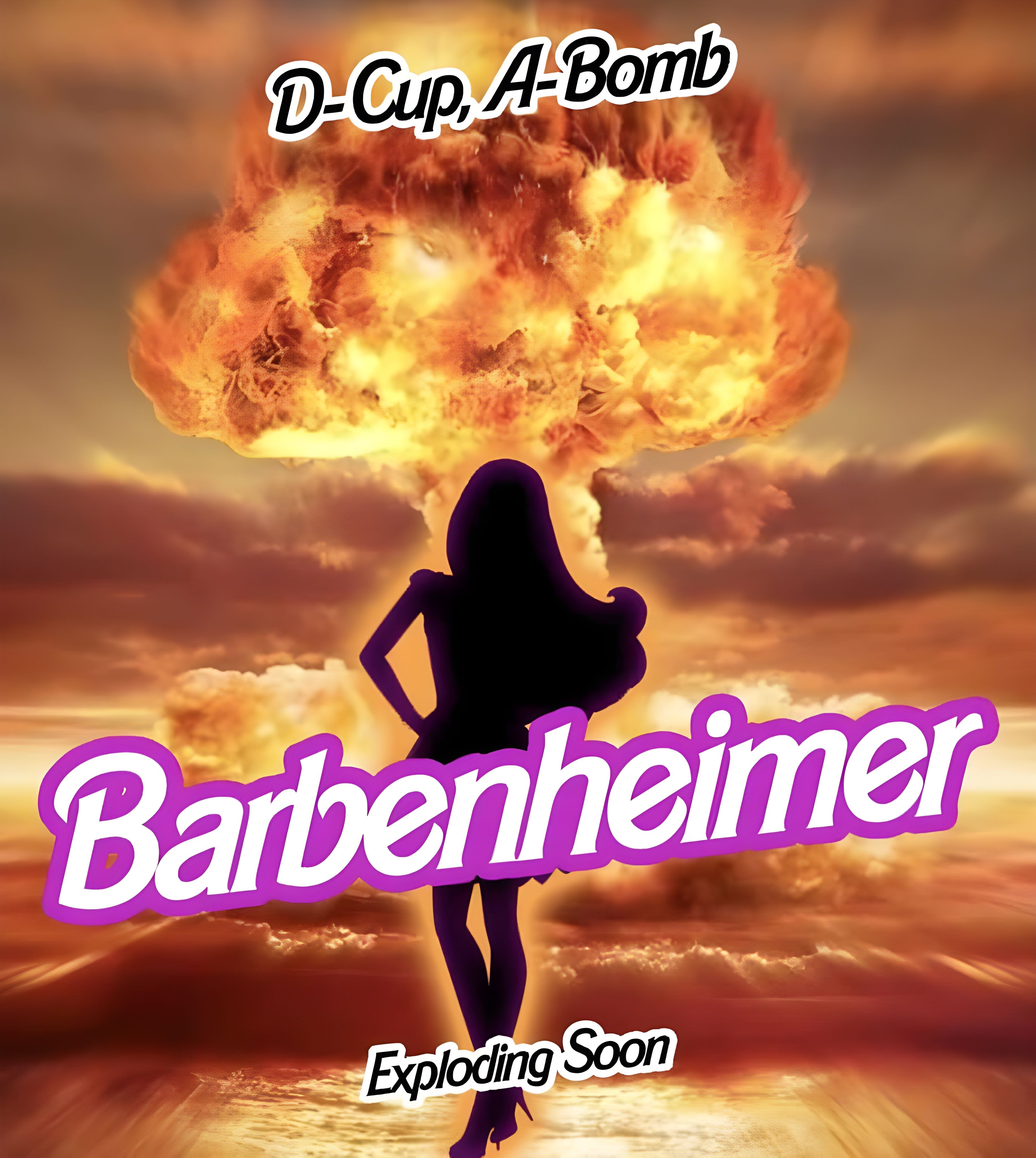 insira a imagem do pôster do filme Barbenheimer