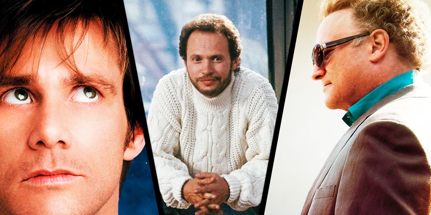 Jim Carrey from Eternal Sunshine of the Spotless Mind, Albert Brooks from Drive and Billy-Crystal from When Harry Meet Sally