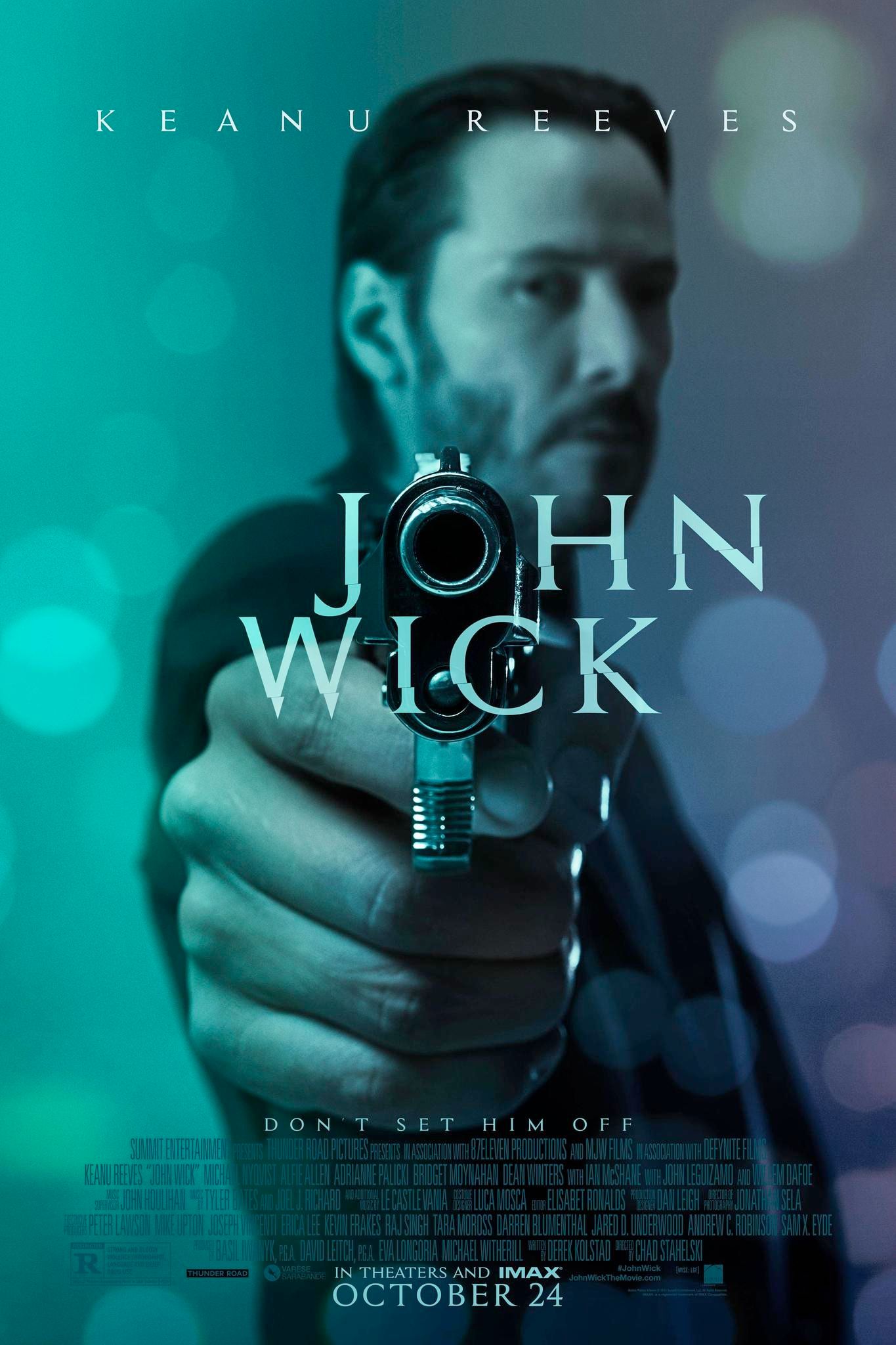 Keanu Reeves no pôster do filme John Wick (2014)
