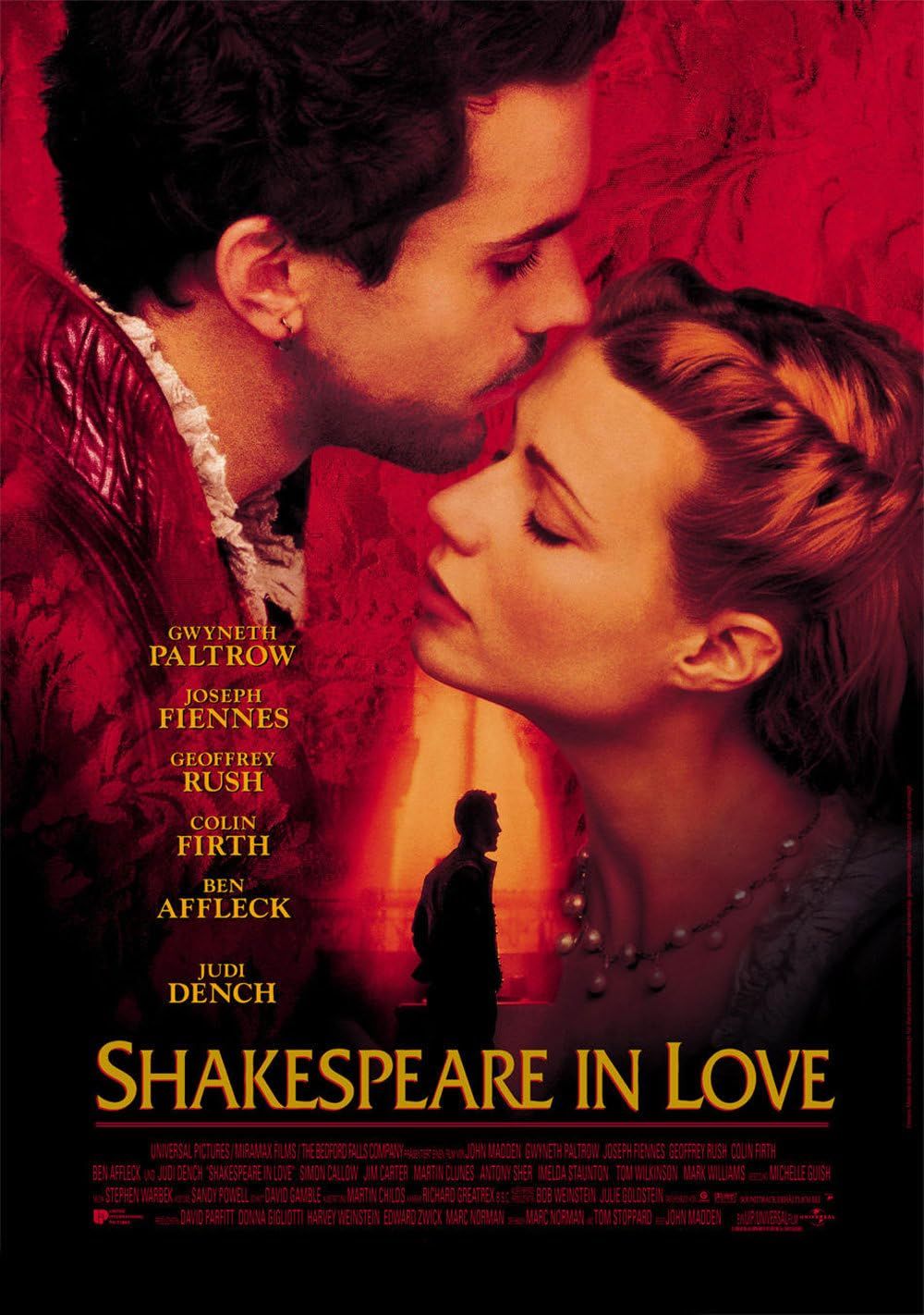 Joseph Fiennes e Gwyneth Paltrow em Shakespeare Apaixonado