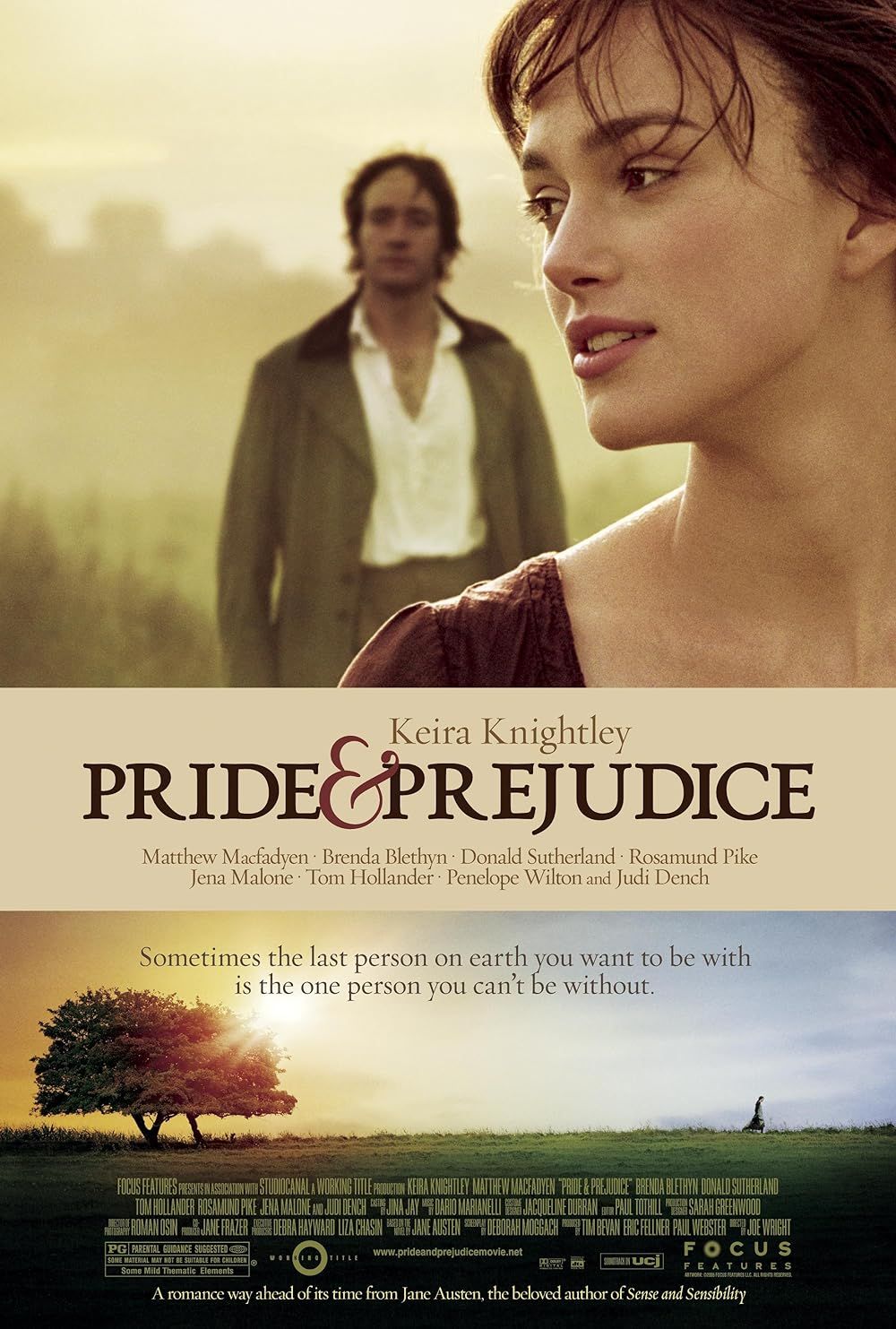 Keira Knightley and Matthew Mcfayden in Pride and Prejudice 2005