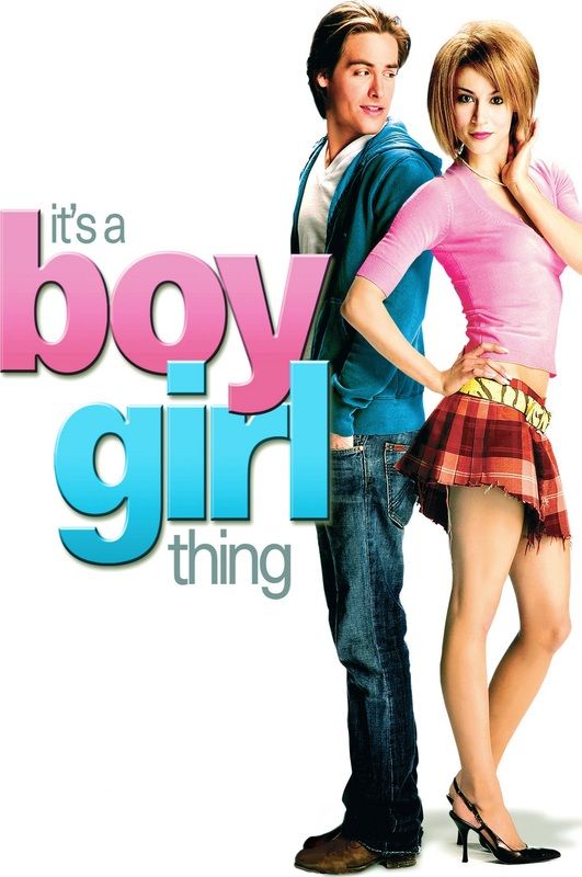 Kevin Zegers and Samaire Armstrong on the cover of It's a Boy Girl Thing
