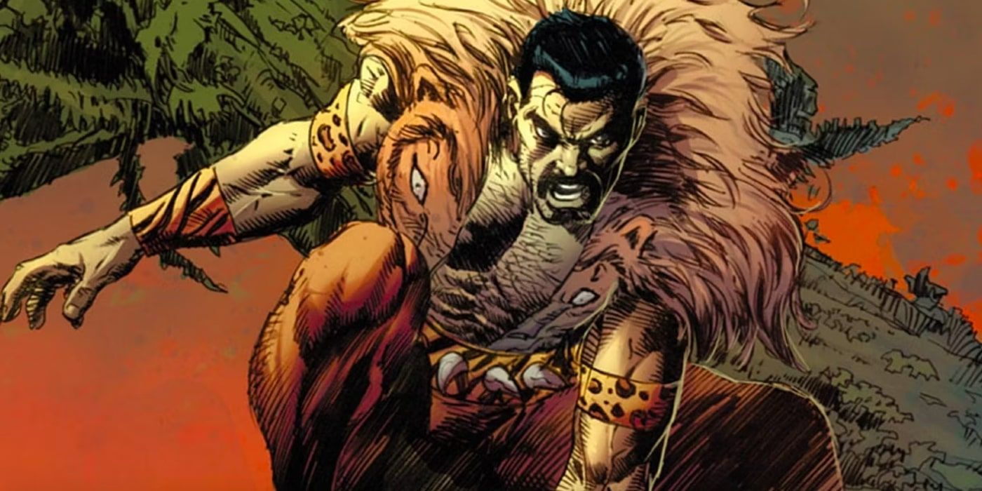 Kraven em um animado até de uma história em quadrinhos