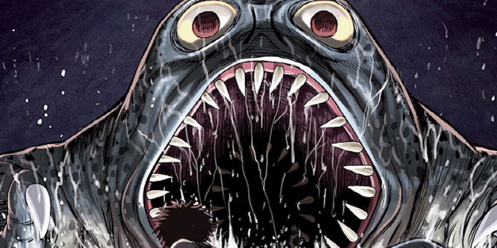 Um monstro marinho ataca em manhwa pós-apocalíptico, Leviathan