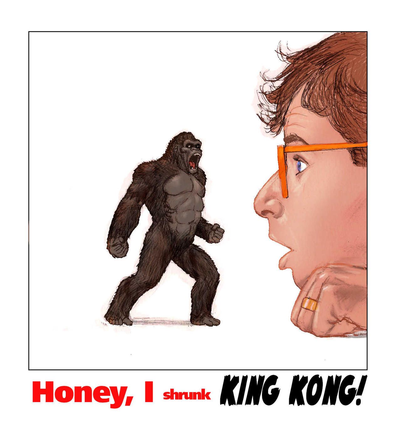 Querida, encolhi King Kong