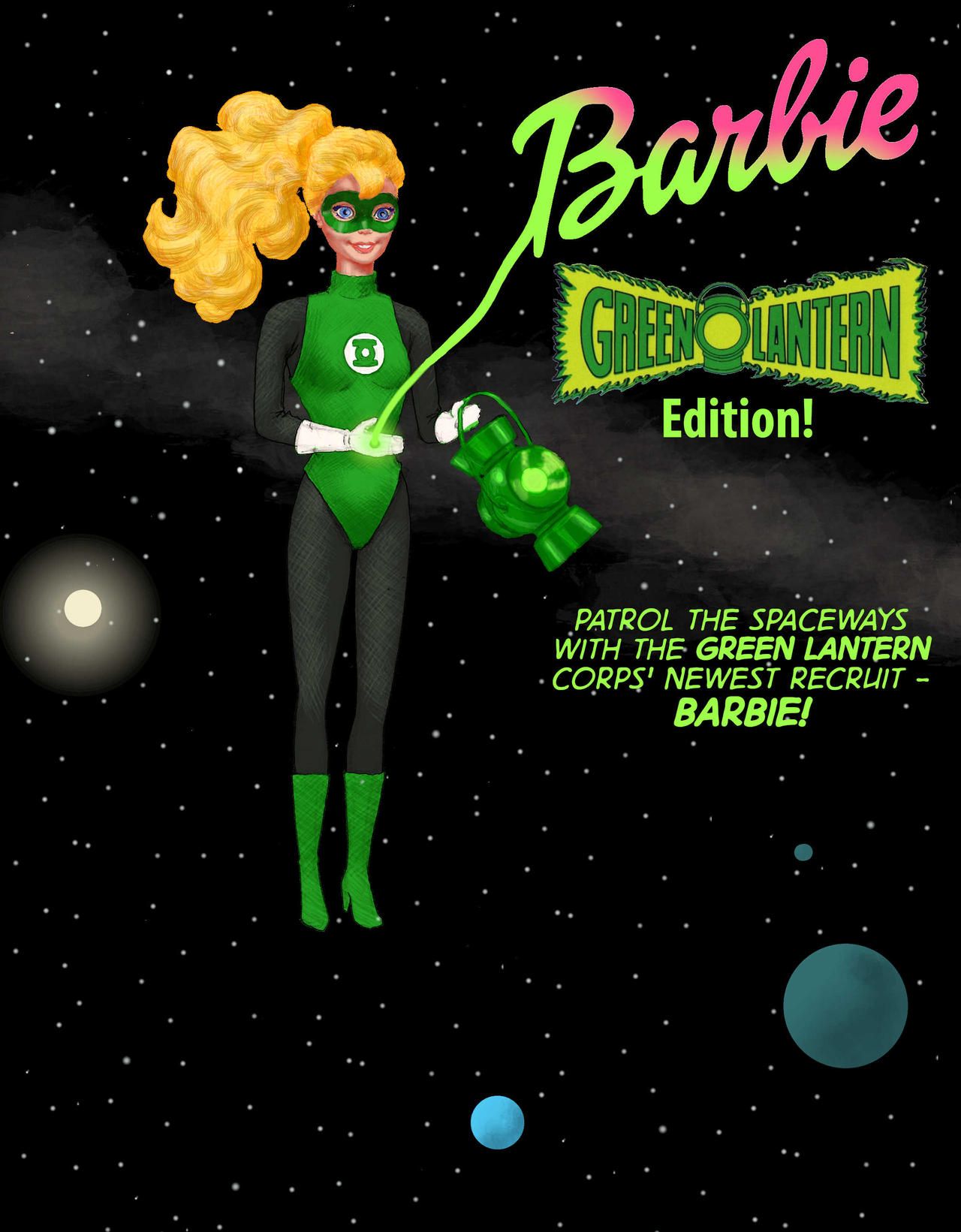 Barbie como Lanterna Verde