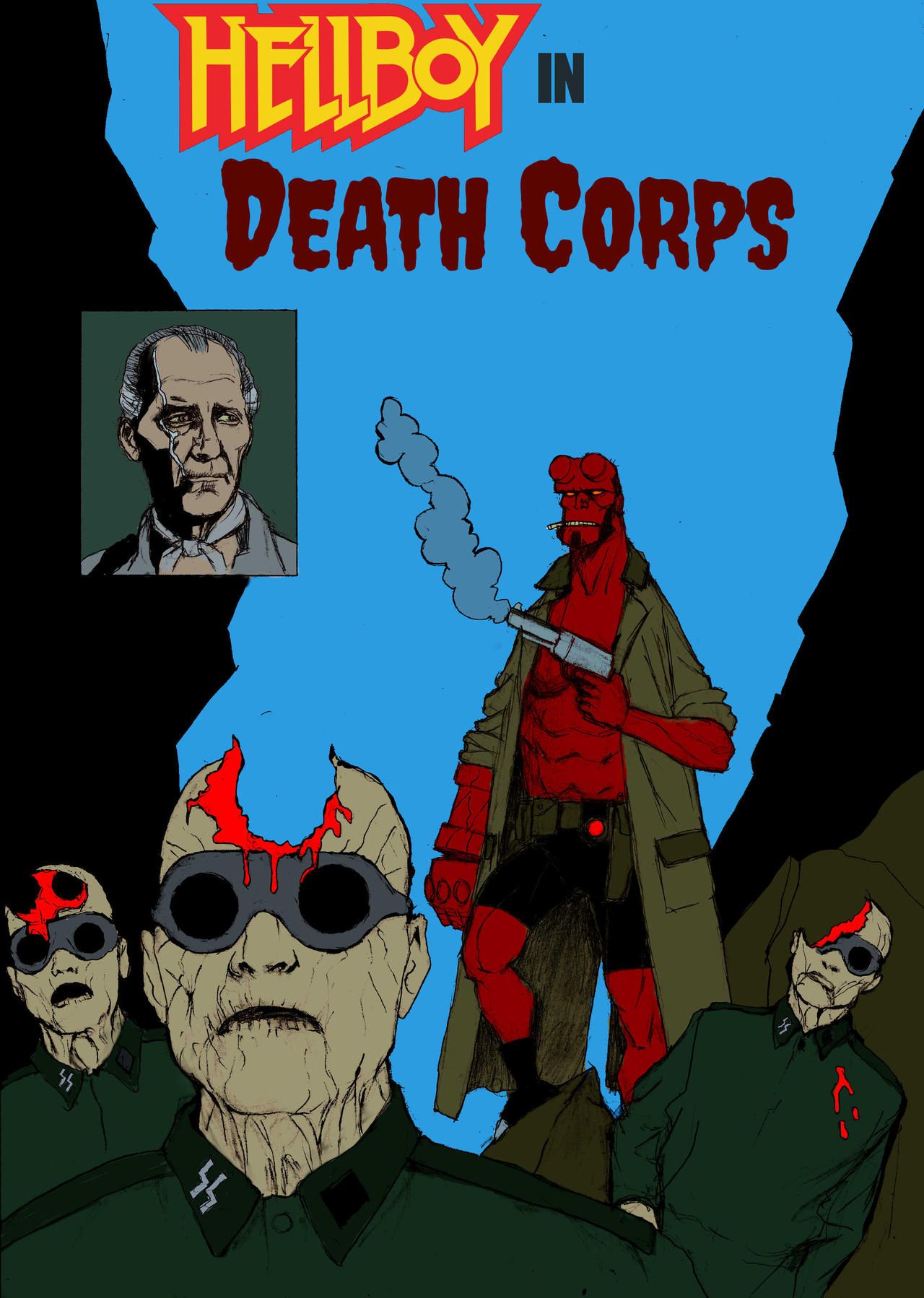 Hellboy lutando contra o Death Corps, parte 2