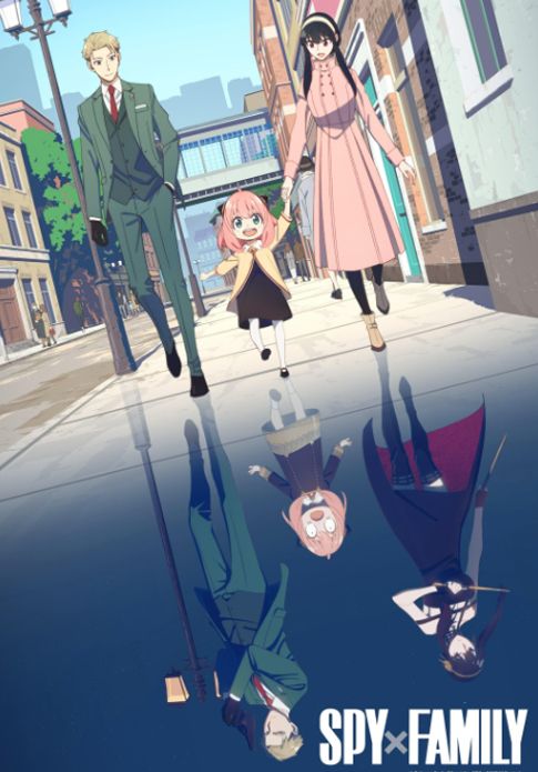 Loid, Anya and Yor walking side by side in Spy x Family