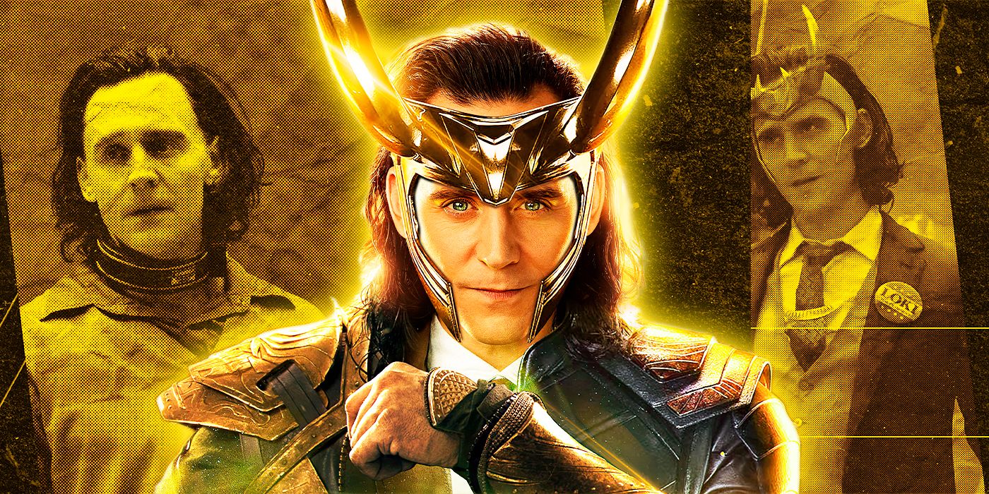 A collage of Loki (Tom Hiddleston) across the MCU